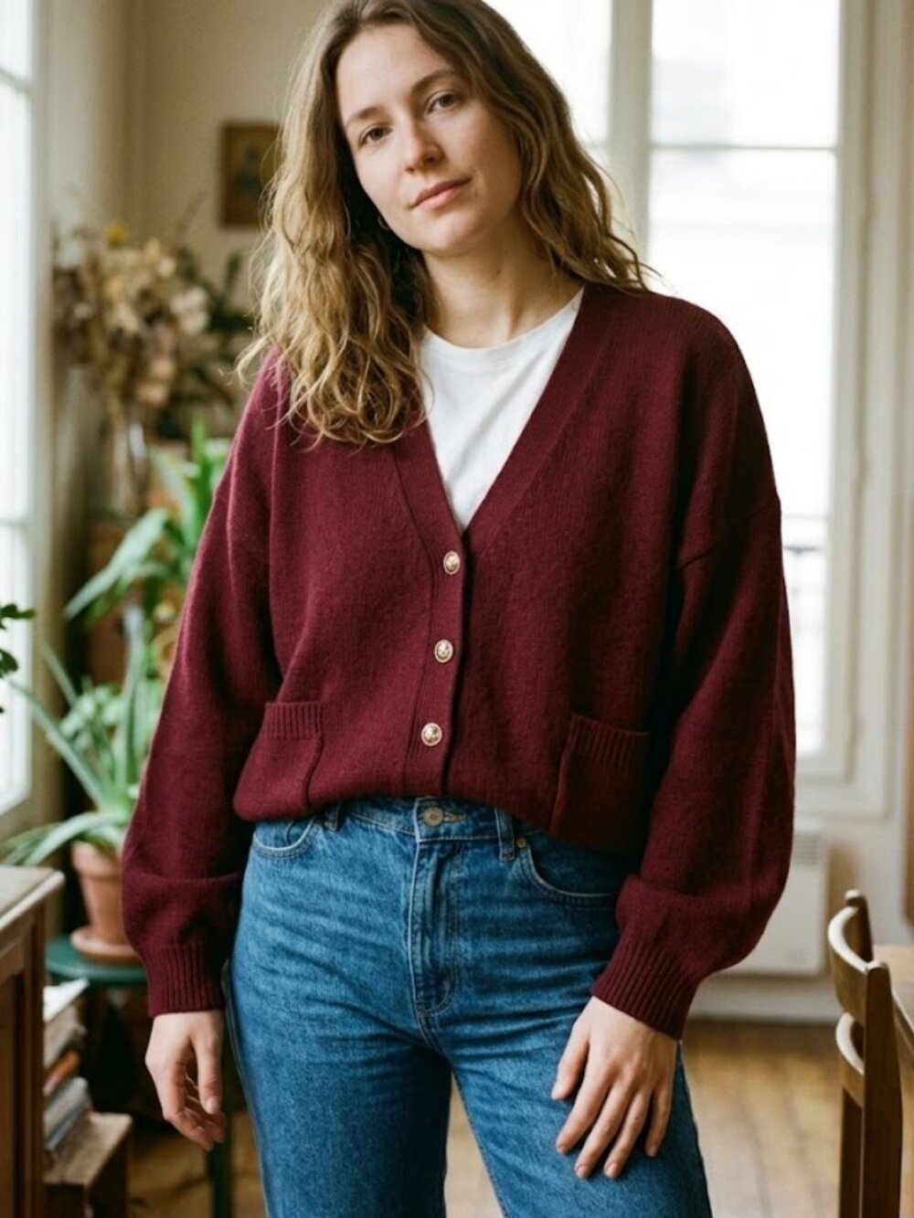 Zara 100% Wool Jacket Cardigan